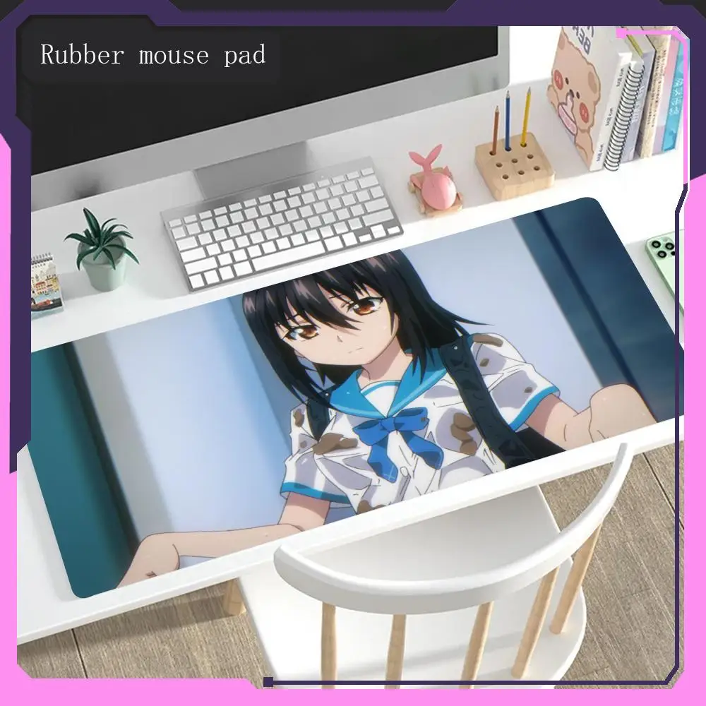 Mouse Pad STRIKE THE BLOOD Large size office desk protective rubber desktop keyboard desk game mouse pad computer accessories
Mouse Pad STRIKE THE BLOOD Large size office desk protective rubber desktop keyboard desk game mouse pad computer accessories