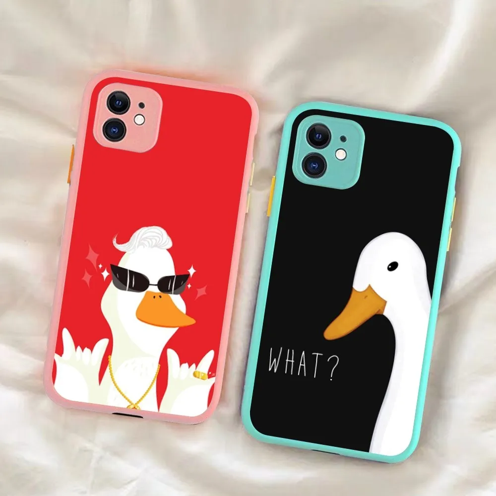 Cartoon Cute Goose Game Phone Case for iPhone 14 11 12 13 Mini Pro Max 8 7 Plus X XR XS MAX Translucent Matte Cover
Cartoon Cute Goose Game Phone Case for iPhone 14 11 12 13 Mini Pro Max 8 7 Plus X XR XS MAX Translucent Matte Cover