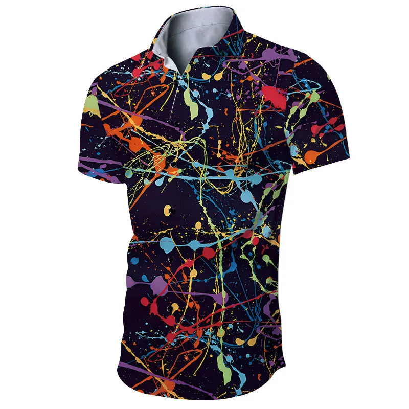 2024 Foreign Trade European and American Men's Clothing New Summer Men's Short sleeved Printed Casual Personalized Collar Large
2024 Foreign Trade European and American Men's Clothing New Summer Men's Short sleeved Printed Casual Personalized Collar Large