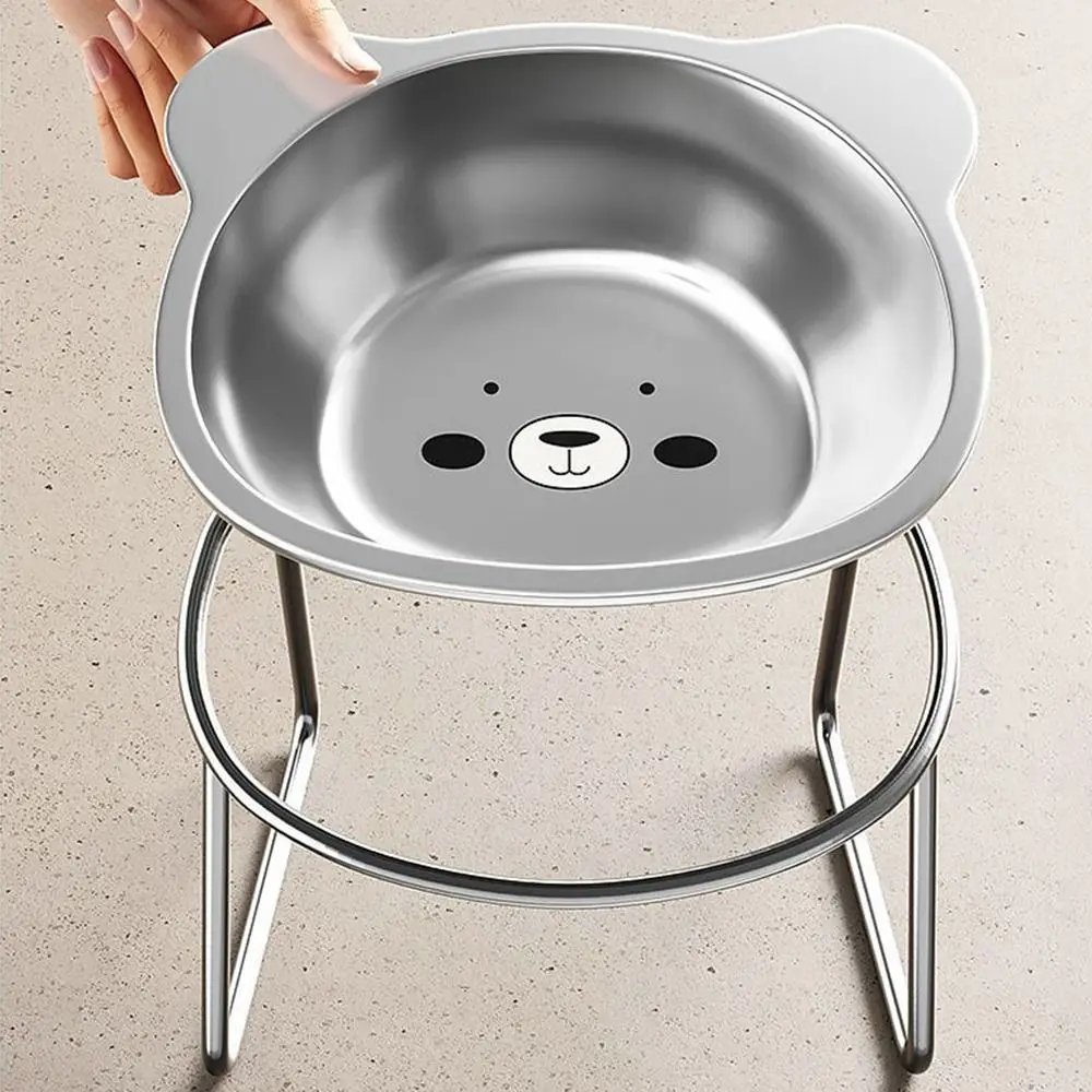 15 Degree Inclined Stainless Steel Cat Bowl Detachable Anti Overturning Dog Food Bowls Neck Protection Safe Pet Feeding Dish
15 Degree Inclined Stainless Steel Cat Bowl Detachable Anti Overturning Dog Food Bowls Neck Protection Safe Pet Feeding Dish