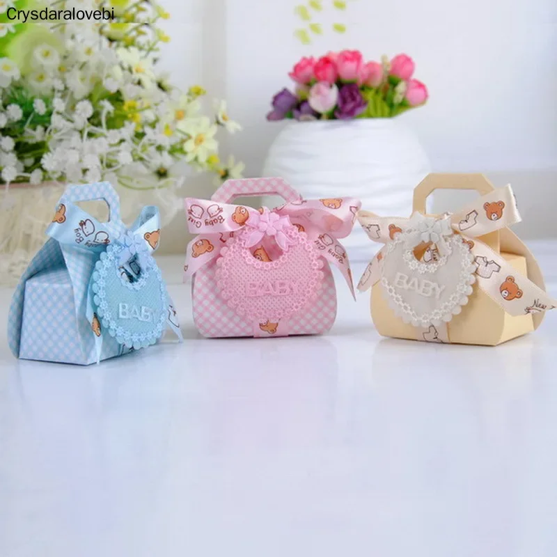 60pcs Cute Baby Apron Candy Box Baby Shower Favors Gifts Chocolate Box Birthday Themed Party Decorations Kids Gift Box
60pcs Cute Baby Apron Candy Box Baby Shower Favors Gifts Chocolate Box Birthday Themed Party Decorations Kids Gift Box