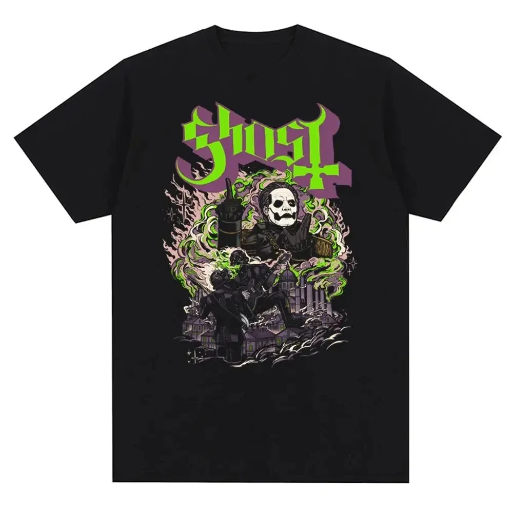 Новая футболка Ghost Rock Band с графическим принтом для мужчин и женщин, модная повседневная рок-уличная одежда, футболка большого размера с коротким рукавом, свободная футболка унисекс
Новая футболка Ghost Rock Band с графическим принтом для мужчин и женщин, модная повседневная рок-уличная одежда, футболка большого размера с коротким рукавом, свободная футболка унисекс