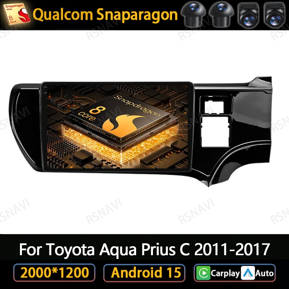 Автомобильное радио Android 15 для Toyota Aqua Prius C 2011-2017 навигация QLED головное устройство GPS DVD Qualcomm 4G LTE авторадио DSP стерео BT
Автомобильное радио Android 15 для Toyota Aqua Prius C 2011-2017 навигация QLED головное устройство GPS DVD Qualcomm 4G LTE авторадио DSP стерео BT