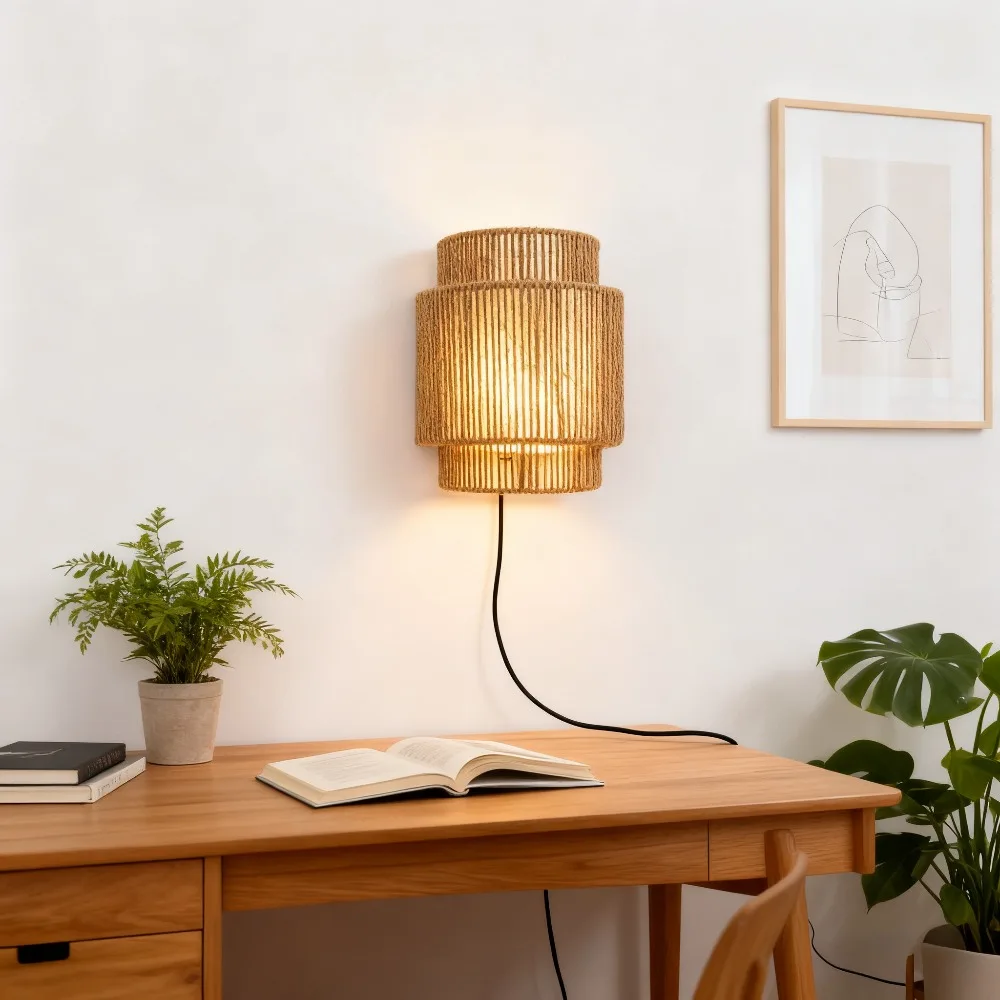 Plug in Wall Sconce Boho Plug in Wall Light with 4.2M On/Off Switch Cord Retro Wall Lamp Indoor Lighting for Bedroom Living Room
Plug in Wall Sconce Boho Plug in Wall Light with 4.2M On/Off Switch Cord Retro Wall Lamp Indoor Lighting for Bedroom Living Room