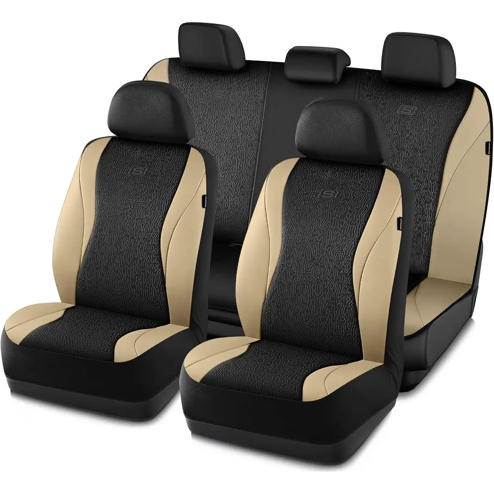 Car Seat Covers,Leather Seat Covers with GOGA Mat Technology,Waterproo Car Seat Covers ull Sets,Compatible,Comort Unil it or Mos
Car Seat Covers,Leather Seat Covers with GOGA Mat Technology,Waterproo Car Seat Covers ull Sets,Compatible,Comort Unil it or Mos