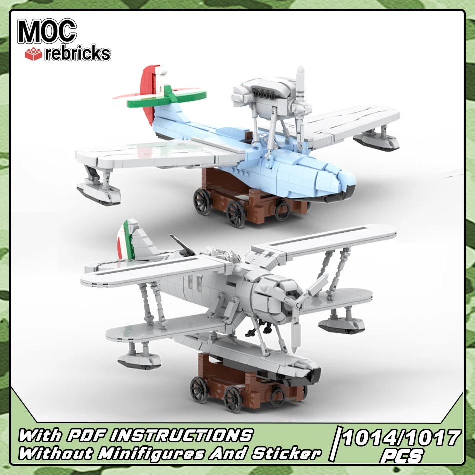 MOC Military Series IMAM Ro.43/Macchi M.33 Force Flight Building Block Model Technology Bricks Toys Set Children's Holiday Gifts
MOC Military Series IMAM Ro.43/Macchi M.33 Force Flight Building Block Model Technology Bricks Toys Set Children's Holiday Gifts