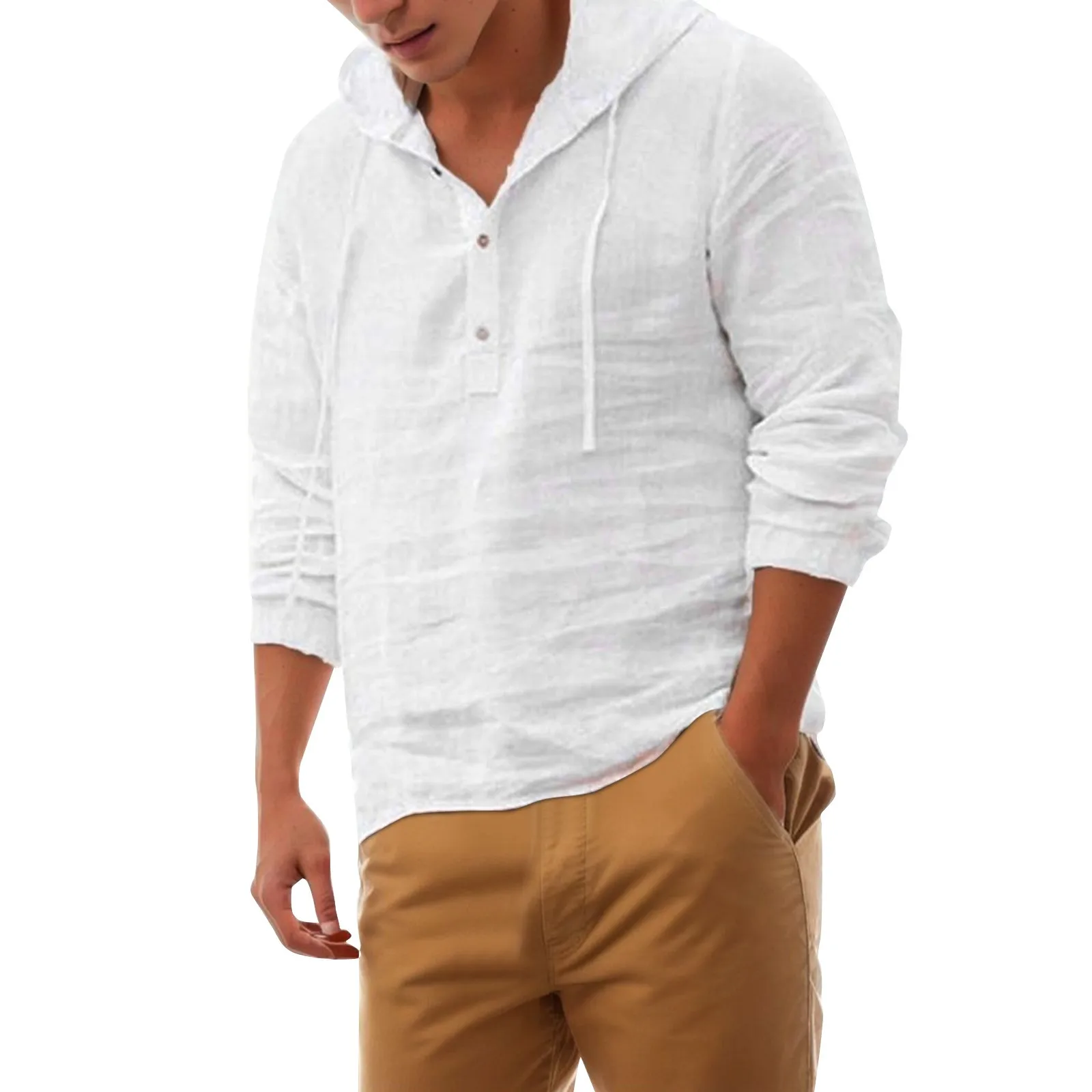 Hooded Shirts For Man Blouse Outdoor Solid Color Top Loose Casual Shirts Drawstring Men's Long-Sleeved Shirts Male Clothing
Hooded Shirts For Man Blouse Outdoor Solid Color Top Loose Casual Shirts Drawstring Men's Long-Sleeved Shirts Male Clothing