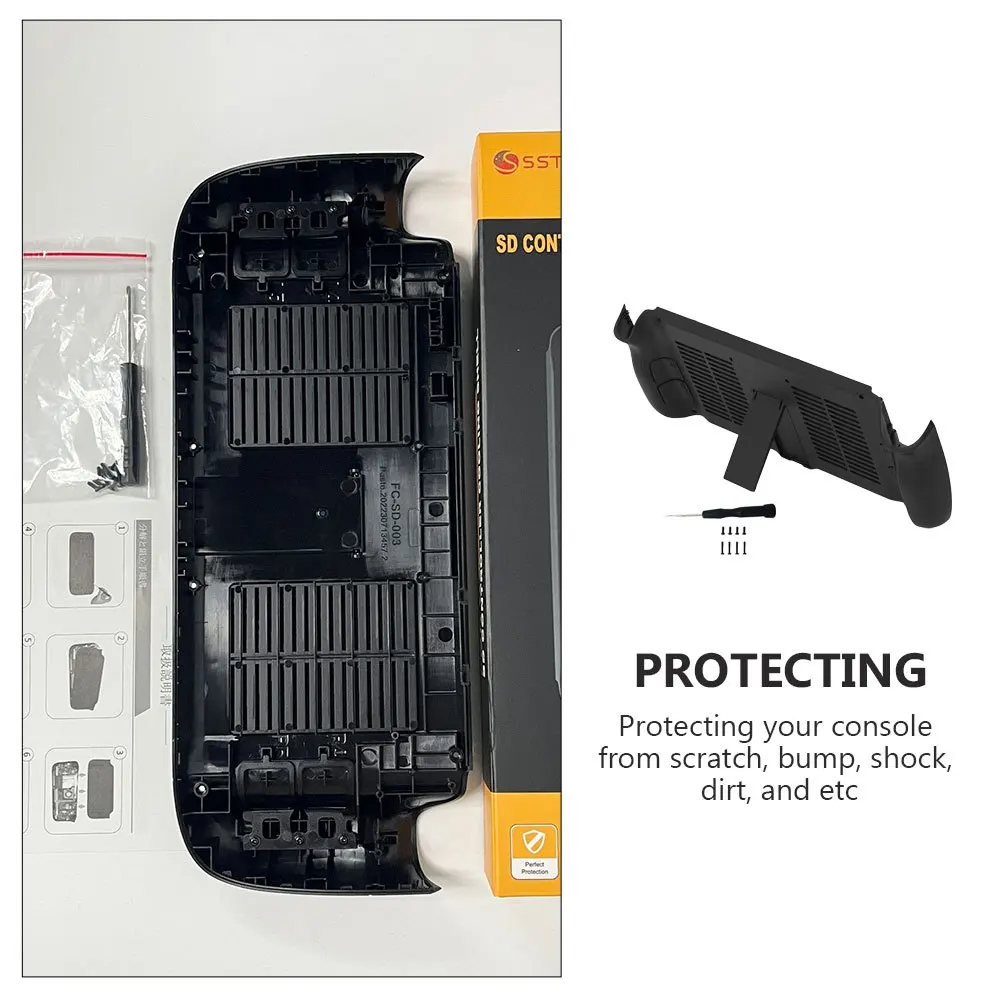 1Set Game Console Shell Sturdy Protective Case Shockproof Dirt Resistant Fit for Steam Deck Preserved Cutouts Gaming Console
1Set Game Console Shell Sturdy Protective Case Shockproof Dirt Resistant Fit for Steam Deck Preserved Cutouts Gaming Console