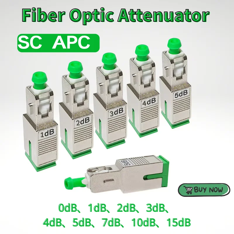 1 PC Low Loss 0-15Db Optical Attenuator Fiber Adapter SM 9/125 SC/APC Female Optic Fiber Attenuator High Isolation
1 PC Low Loss 0-15Db Optical Attenuator Fiber Adapter SM 9/125 SC/APC Female Optic Fiber Attenuator High Isolation