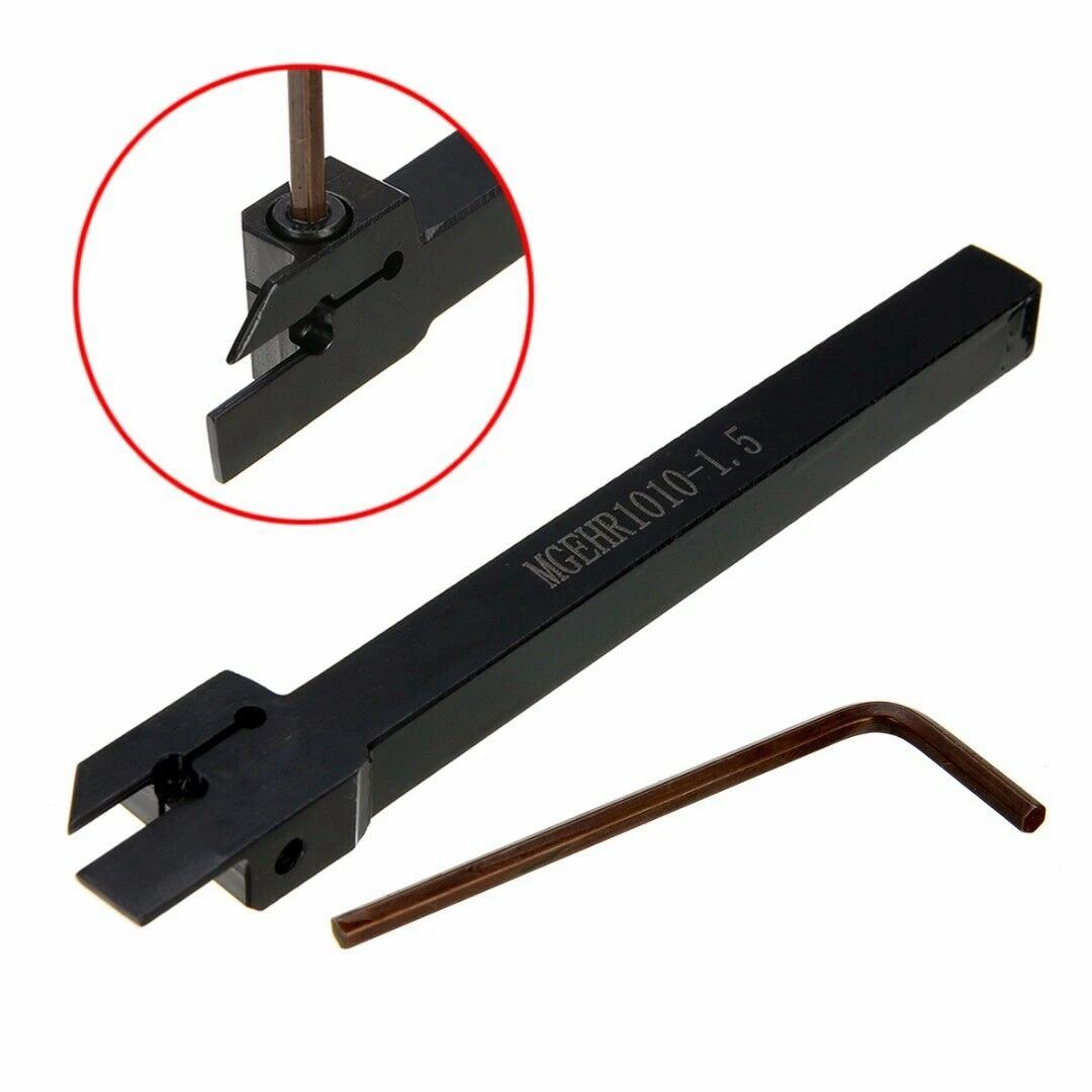 AB15-MGEHR1010-1.5 10X10x100mm External Grooving Lathe Cutting Boring Bar Tool Holder
AB15-MGEHR1010-1.5 10X10x100mm External Grooving Lathe Cutting Boring Bar Tool Holder