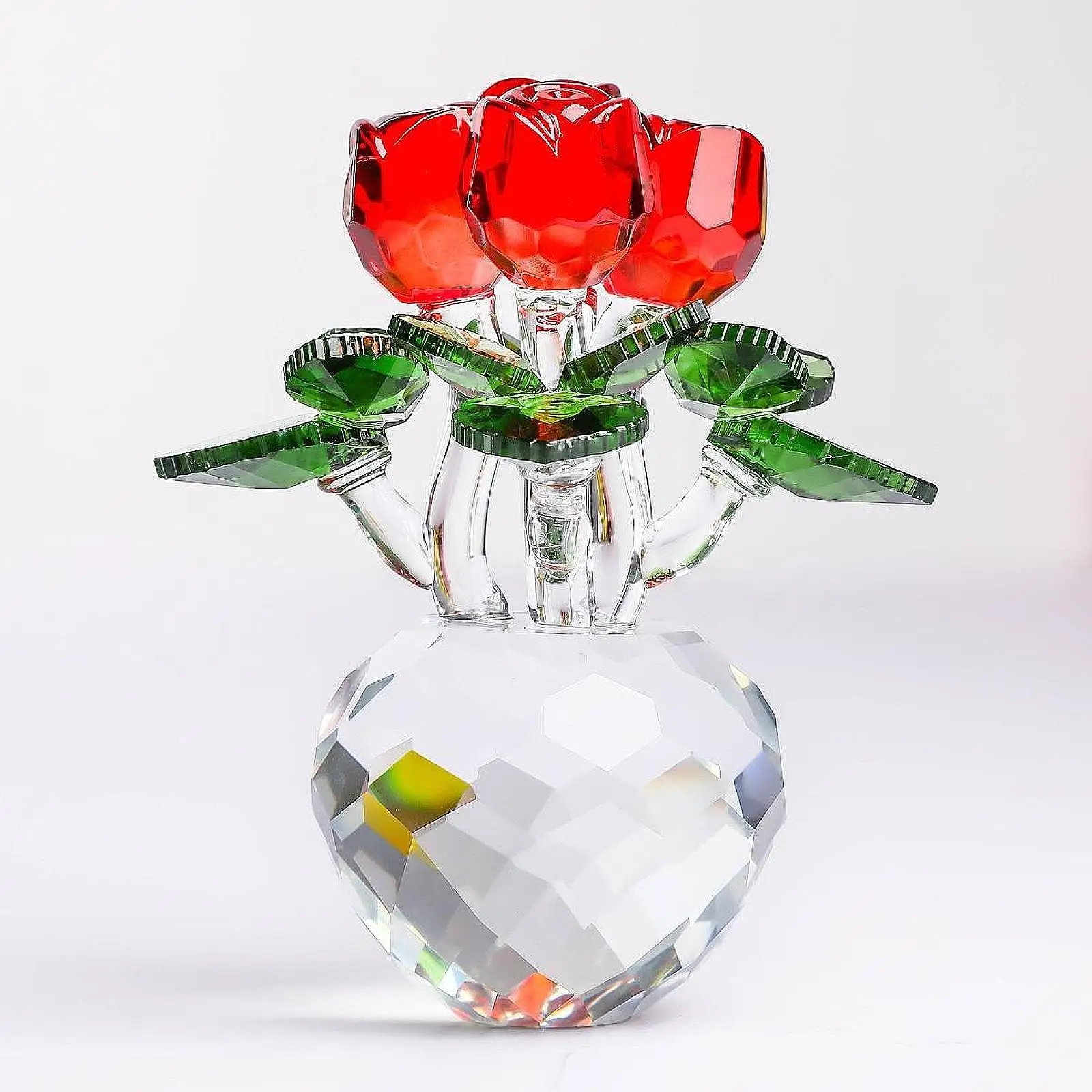 Crystal Rose Decor Wedding Birthday Rose Figurine Decoration Mom Lovers Him
Crystal Rose Decor Wedding Birthday Rose Figurine Decoration Mom Lovers Him
