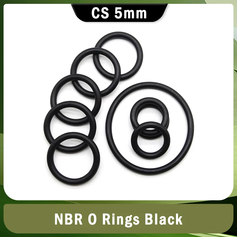 10Pcs NBR O Rings Sealing Gasket Black CS 5mm OD 15~170mm Nitrile Butadiene Rubber O-Type Corrosion Oil Resist Sealing Gaskets
10Pcs NBR O Rings Sealing Gasket Black CS 5mm OD 15~170mm Nitrile Butadiene Rubber O-Type Corrosion Oil Resist Sealing Gaskets