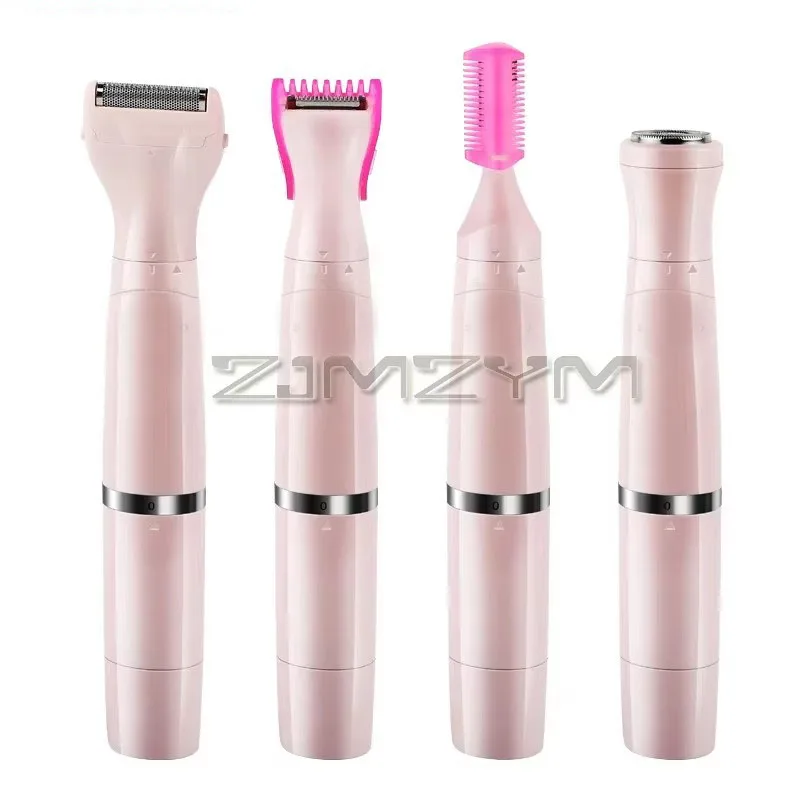 4in1 Electric Lady Epilator Multi-function Painless Shaver For Lady Pubic Hair Removal Bikini Leg Lip Armpit Intimate Area Razor
4in1 Electric Lady Epilator Multi-function Painless Shaver For Lady Pubic Hair Removal Bikini Leg Lip Armpit Intimate Area Razor