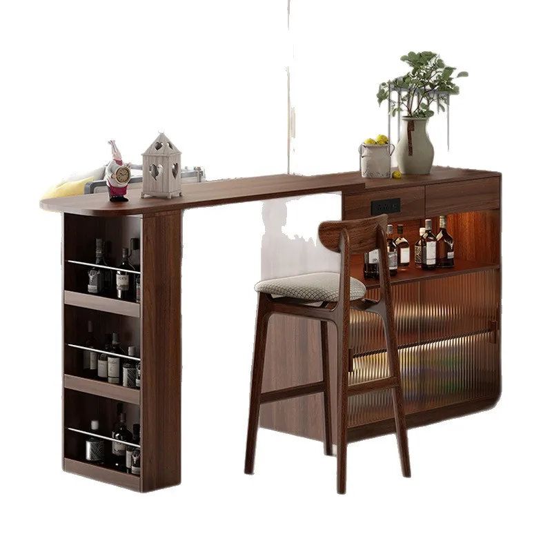 Solid wood bar table, island, retractable multi-functional wall storage cabinet, partition cabinet
Solid wood bar table, island, retractable multi-functional wall storage cabinet, partition cabinet