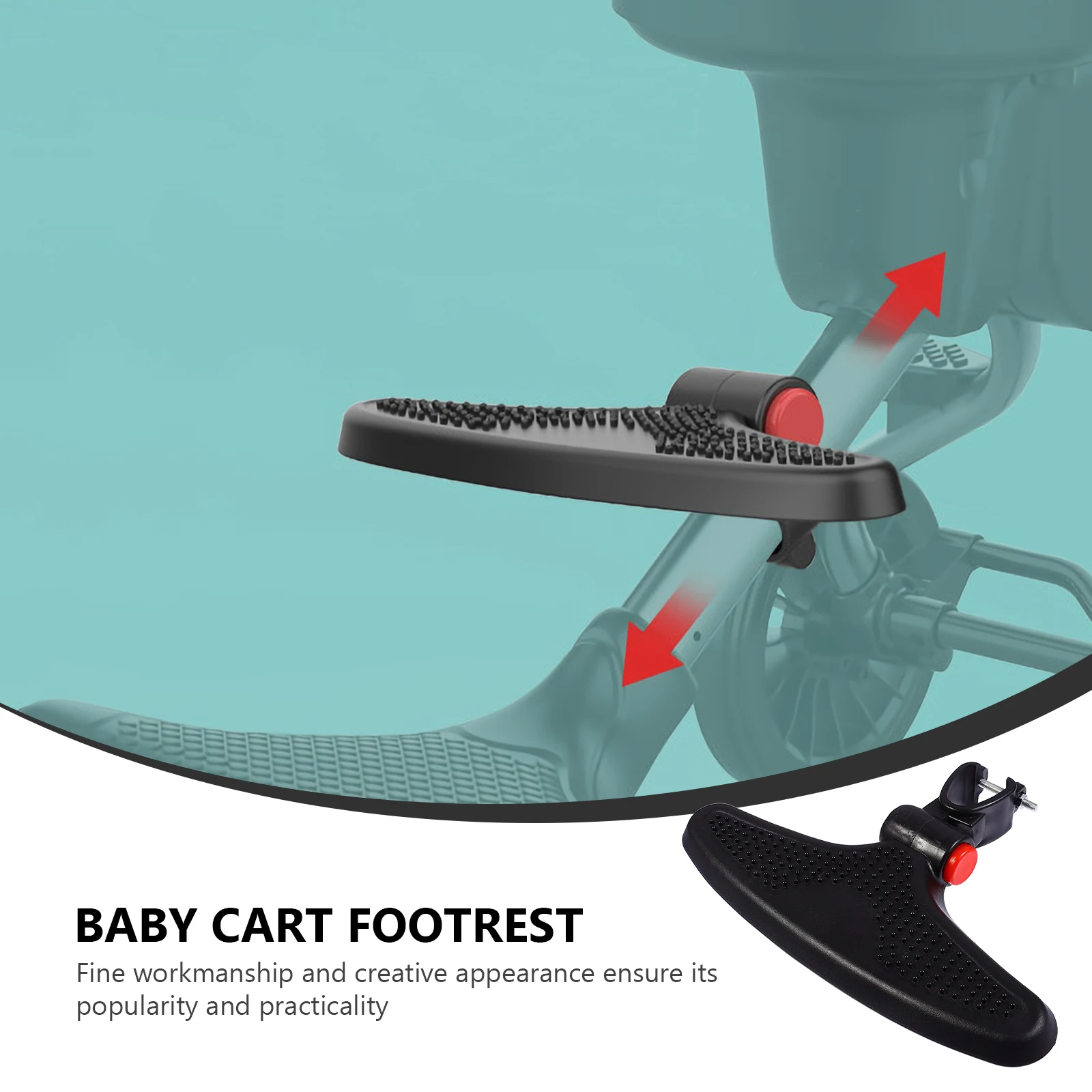 Universal Stroller Feet Support Baby Cart Footrest Adjustable Height Angle Compatible Most Sizes Easy Install Remove Practical
Universal Stroller Feet Support Baby Cart Footrest Adjustable Height Angle Compatible Most Sizes Easy Install Remove Practical