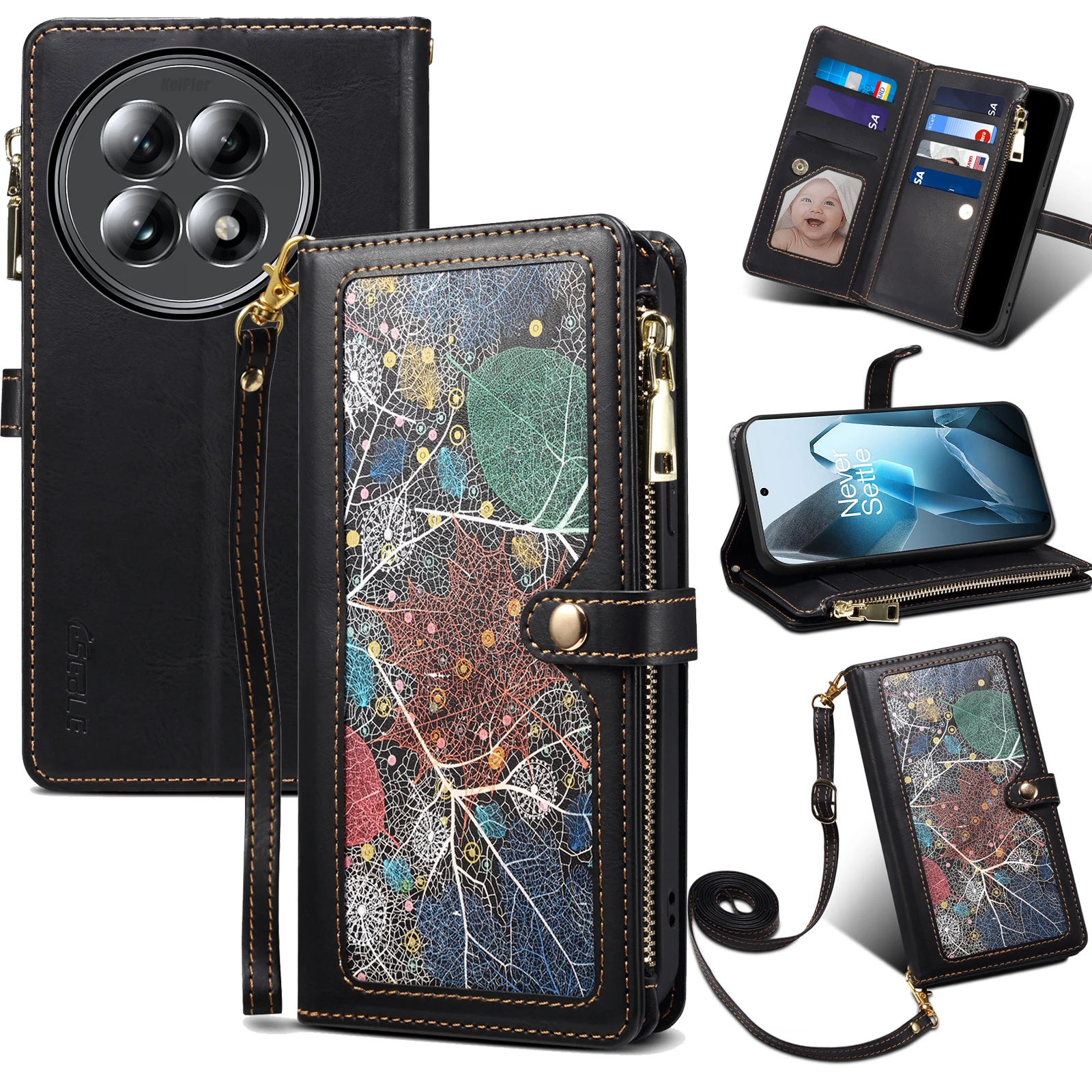 Flower pattern Leather Flip Case For OPPO ONEPLUS 13 / 1+13 Wallet Card Slot Holder Mobile Phone Cover With Free Rope
Flower pattern Leather Flip Case For OPPO ONEPLUS 13 / 1+13 Wallet Card Slot Holder Mobile Phone Cover With Free Rope