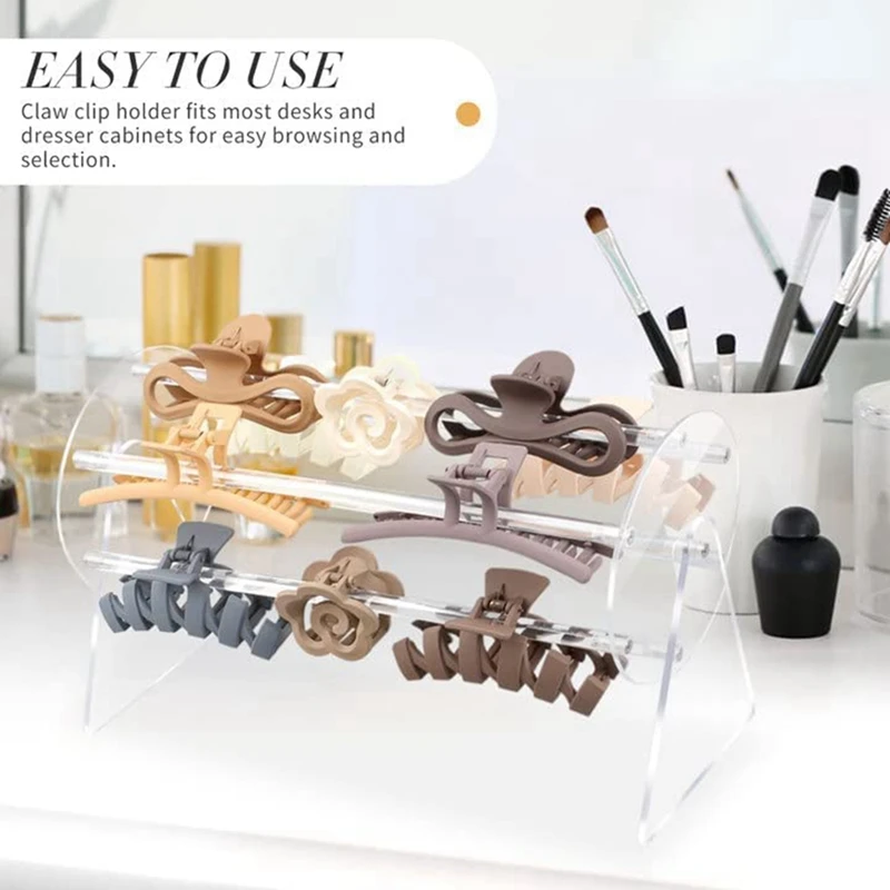 A47U Acrylic Claw Clip Organizer Holder,360Degree Rotating Claw Clip Holder and Storage,Hair Clip Organizer Display for Women
A47U Acrylic Claw Clip Organizer Holder,360Degree Rotating Claw Clip Holder and Storage,Hair Clip Organizer Display for Women
