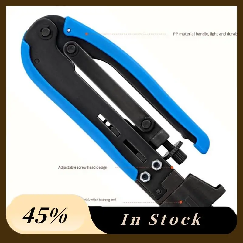 The New F Connector Crimping Plier Wire Crimper RG59 RG6 Cable TV Crimper Tool Compression Tool
The New F Connector Crimping Plier Wire Crimper RG59 RG6 Cable TV Crimper Tool Compression Tool