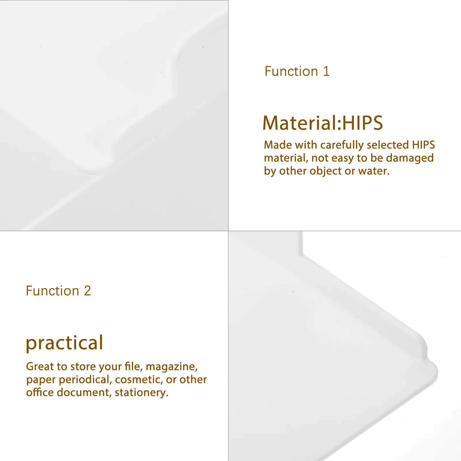 2Pcs Office Supply Organizers Storage Bins Hips Material File Storage Shelf Desktop Organizer Plastic Organizer Drawers
2Pcs Office Supply Organizers Storage Bins Hips Material File Storage Shelf Desktop Organizer Plastic Organizer Drawers