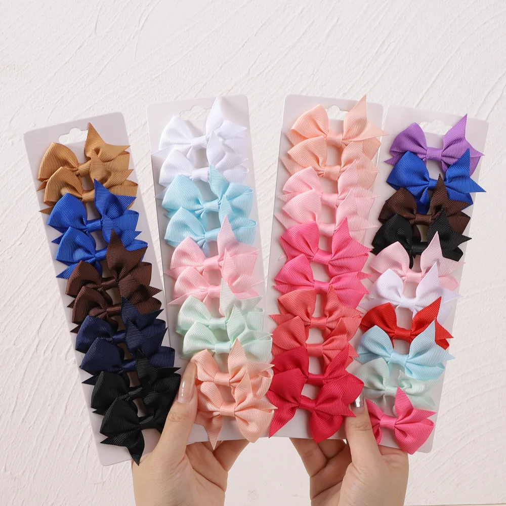 10PCS Kids Solid Grosgrain Ribbon Hair Bows Hair Clips for Baby Girl Bowknot Children Headwear Handmade Baby Hair Accessories
10PCS Kids Solid Grosgrain Ribbon Hair Bows Hair Clips for Baby Girl Bowknot Children Headwear Handmade Baby Hair Accessories