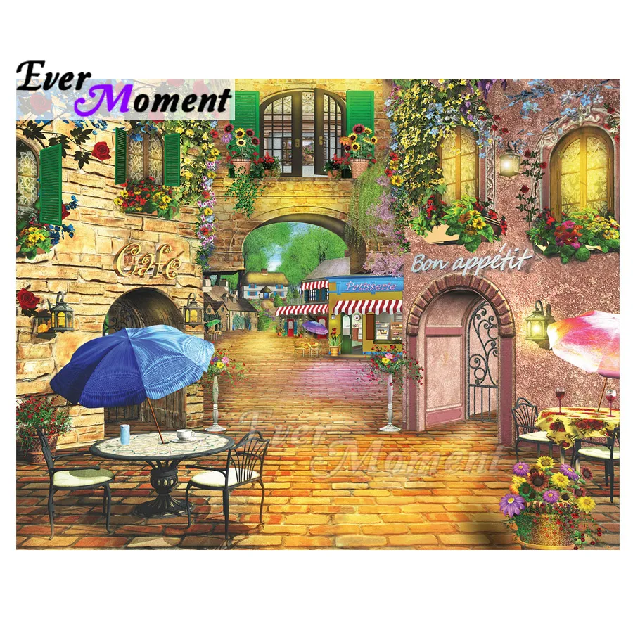 Алмазная картина Ever Moment 5D DIY Уличное кафе Пейзаж Полная квадратная дрель Картина со стразами Алмазная вышивка ASF1754
Алмазная картина Ever Moment 5D DIY Уличное кафе Пейзаж Полная квадратная дрель Картина со стразами Алмазная вышивка ASF1754