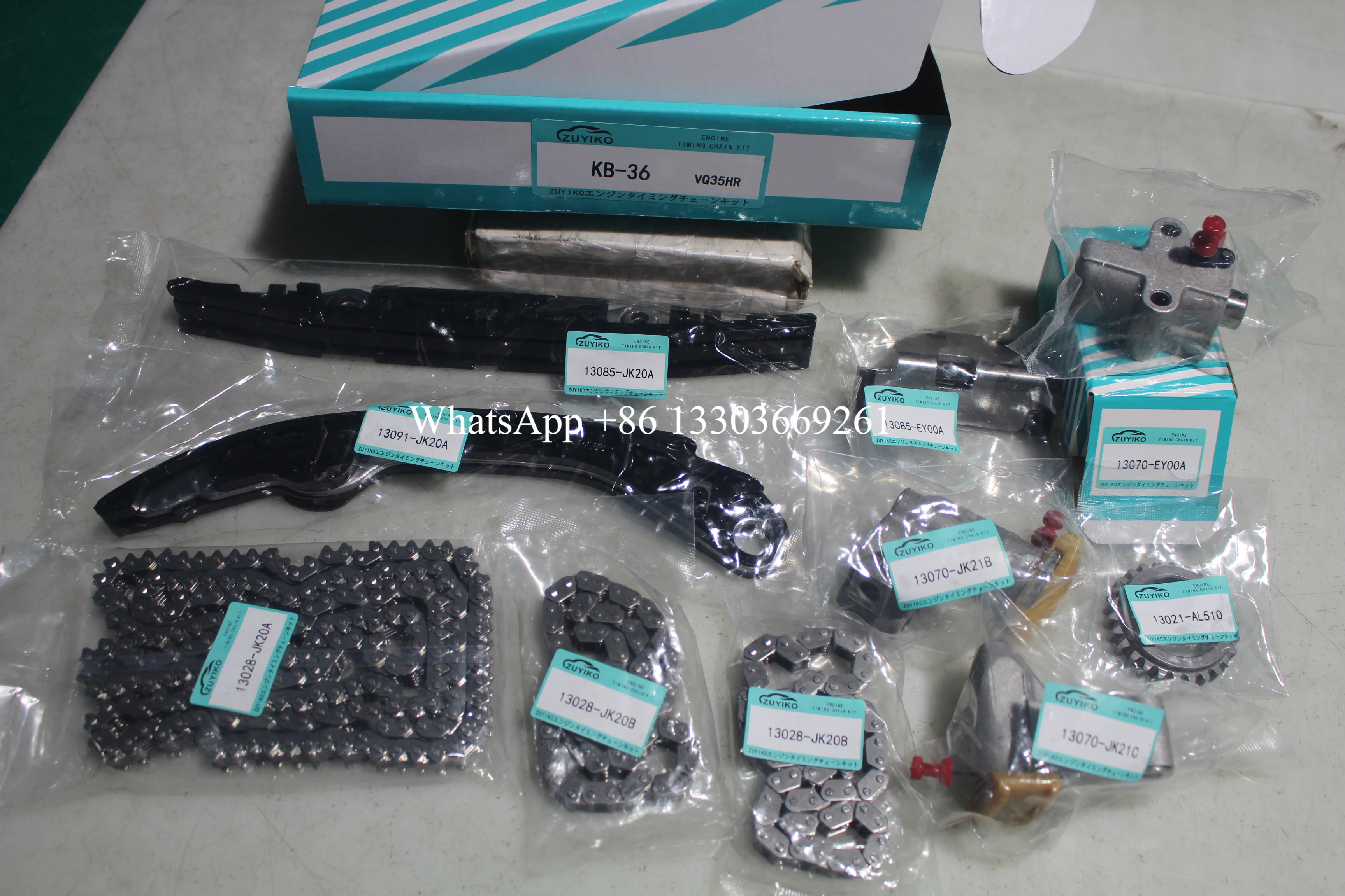 VQ35HR TIMING CHAIN KIT FOR NISSAN vq35hr engine timing chain set 13028-JK20A KB-36
VQ35HR TIMING CHAIN KIT FOR NISSAN vq35hr engine timing chain set 13028-JK20A KB-36