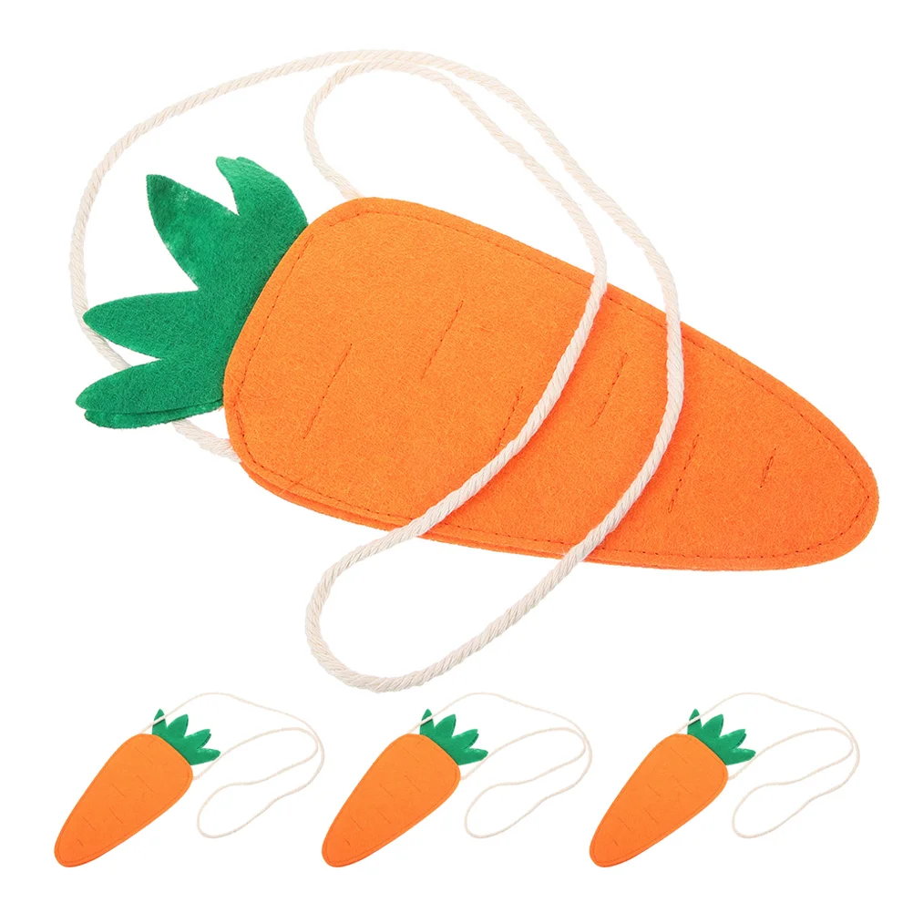 4 Pcs Carrot Buns Kawaii Bags Toddler Girls Plush Non Woven Fabric Easter Treat Child Accessories Adorable Shape Fine
4 Pcs Carrot Buns Kawaii Bags Toddler Girls Plush Non Woven Fabric Easter Treat Child Accessories Adorable Shape Fine