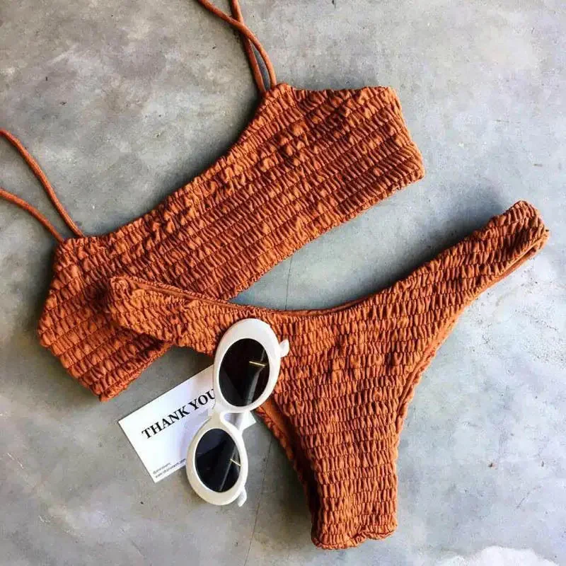 New Hot Sale Sexy Women Push-up Padded Bra Bikini Set Pleated Swimsuit Swimwear Swimming Beach Bathing Costume Bikini Set
New Hot Sale Sexy Women Push-up Padded Bra Bikini Set Pleated Swimsuit Swimwear Swimming Beach Bathing Costume Bikini Set