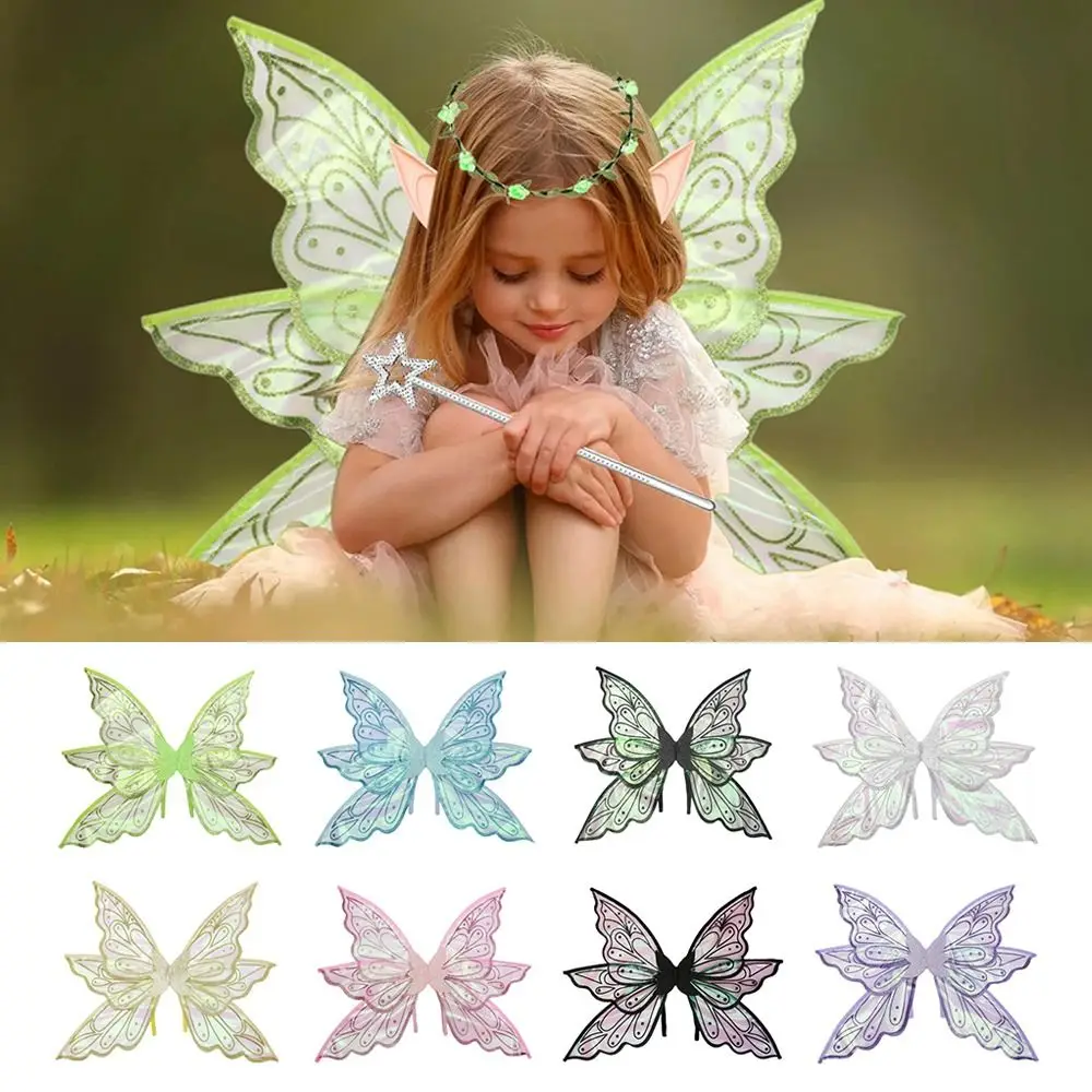 Cute Adults Fairy Wings Girls Sparkling Angel Wings Organza Butterfly Wings for Halloween Dress Up Party Favor Gift
Cute Adults Fairy Wings Girls Sparkling Angel Wings Organza Butterfly Wings for Halloween Dress Up Party Favor Gift