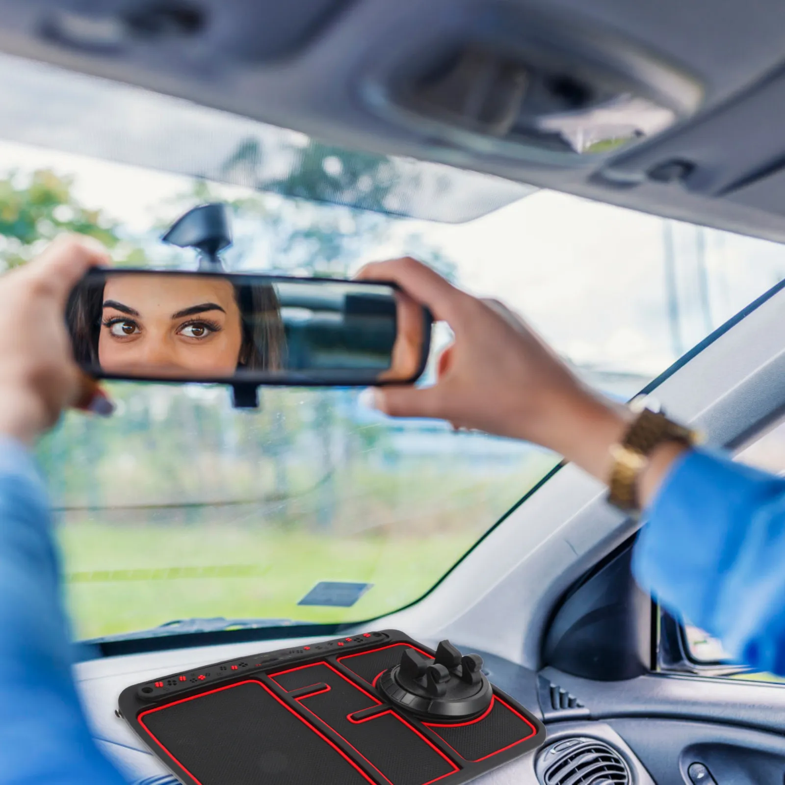 Multipurpose Car Anti Slip Pad Non Slip Phone Pad Dashboard Mat Rotating Phone Holder Temporary Parking
Multipurpose Car Anti Slip Pad Non Slip Phone Pad Dashboard Mat Rotating Phone Holder Temporary Parking