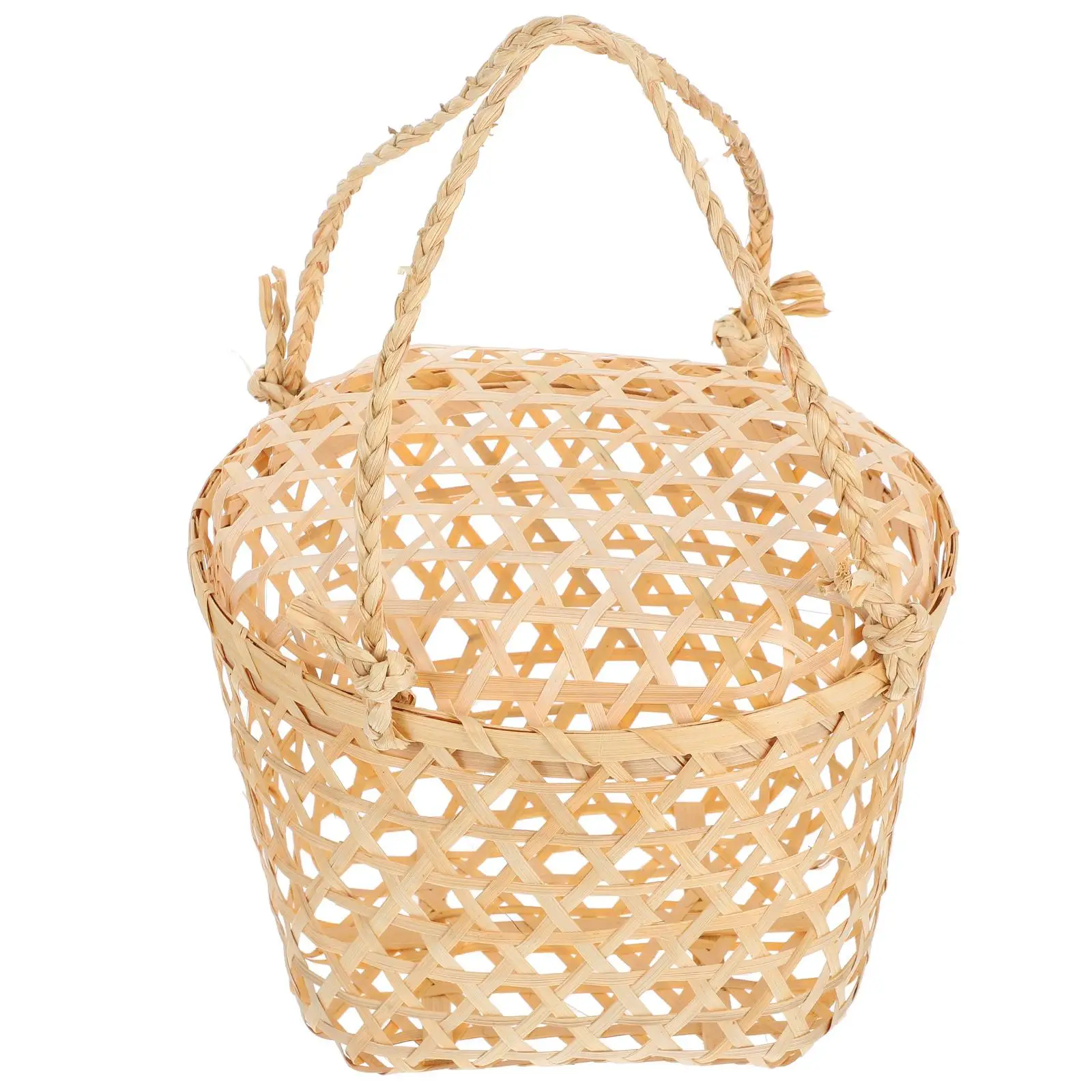 Wedding Gift Basket Fruit Dining Table Picnic Snacks with Handle Baskets Empty Egg
Wedding Gift Basket Fruit Dining Table Picnic Snacks with Handle Baskets Empty Egg