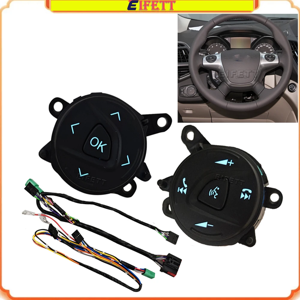 Multifunction Steering Wheel Combination Control Switch For Ford Focus 3 2012-2014 kuga 2012-2015 DM5T-14K147-AA DM5T-14K147-CA
Multifunction Steering Wheel Combination Control Switch For Ford Focus 3 2012-2014 kuga 2012-2015 DM5T-14K147-AA DM5T-14K147-CA