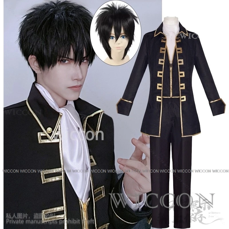 Костюм для косплея из аниме KINTAMA Shin Sen Gu Mi Hijikata Toushirou, парик Окита соуго, черное пальто, Униформа, мужской карнавальный костюм на Хэллоуин
Костюм для косплея из аниме KINTAMA Shin Sen Gu Mi Hijikata Toushirou, парик Окита соуго, черное пальто, Униформа, мужской карнавальный костюм на Хэллоуин