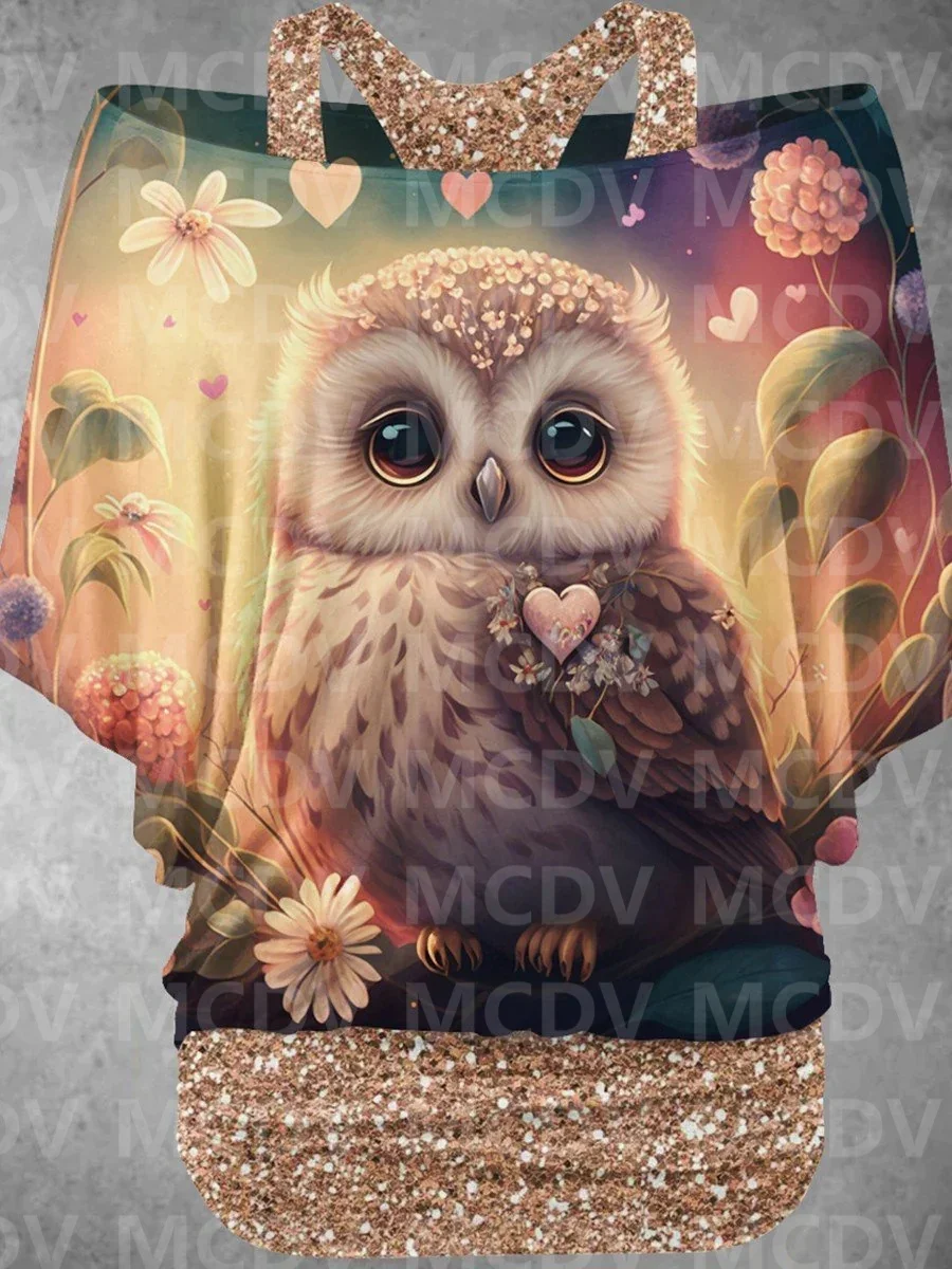 Women's Owl Art Design Two Piece Suit Top Casual T-Shirt Harajuku Streetwear
Women's Owl Art Design Two Piece Suit Top Casual T-Shirt Harajuku Streetwear