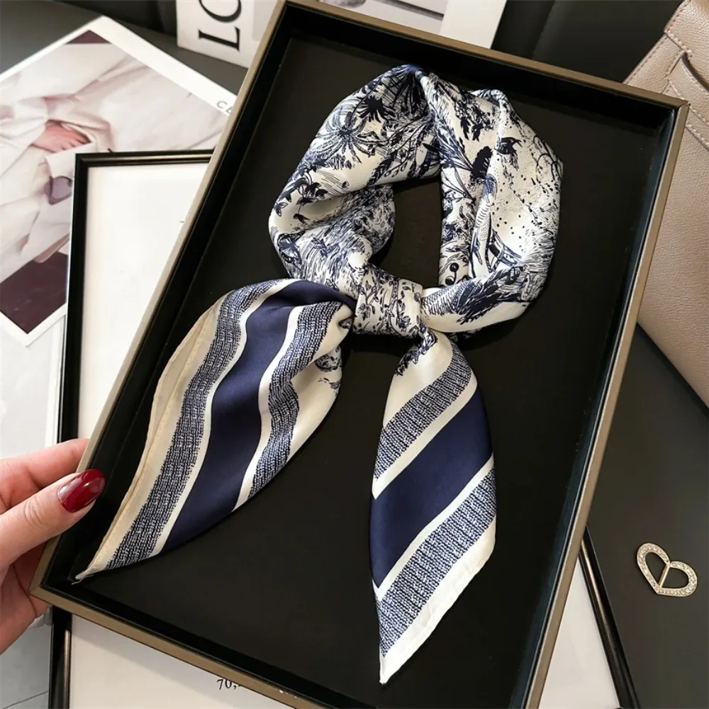 Роскошный шарф для волос с шелковым принтом 2024, женский платок с цветочным принтом, галстук на шею, платок на запястье, шаль, хиджаб, бандана
Роскошный шарф для волос с шелковым принтом 2024, женский платок с цветочным принтом, галстук на шею, платок на запястье, шаль, хиджаб, бандана