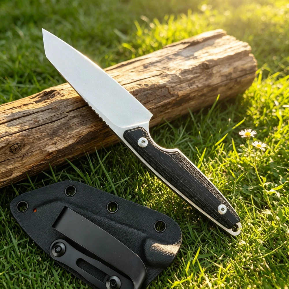 Essential Climbing Emergency Straight Knife Outdoor Hiking Portable Pocket Knives with K Sheath Camping EDC Utility Fishing Tool
Essential Climbing Emergency Straight Knife Outdoor Hiking Portable Pocket Knives with K Sheath Camping EDC Utility Fishing Tool