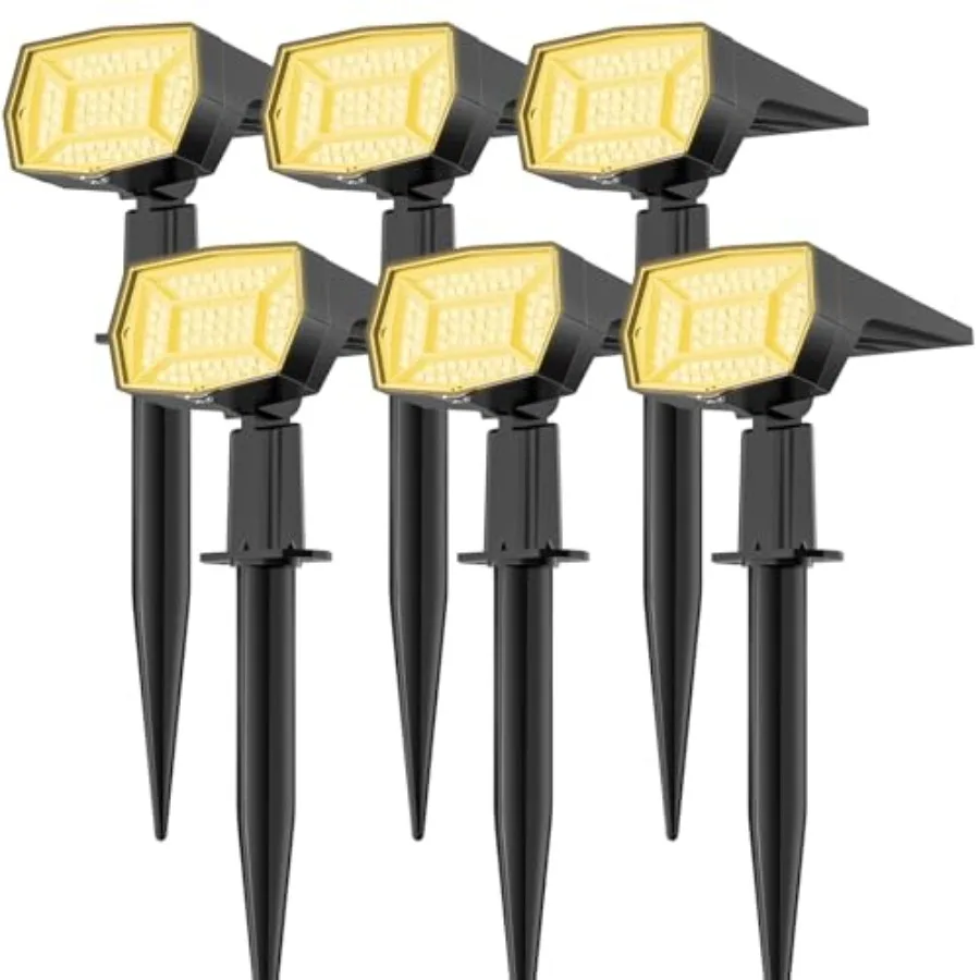72 LEDs Solar Spot Lights Outdoor Waterproof 3 Modes Landscape Spotlights Dusk to Dawn Solar Powered Flood Wall Lights for Outs
72 LEDs Solar Spot Lights Outdoor Waterproof 3 Modes Landscape Spotlights Dusk to Dawn Solar Powered Flood Wall Lights for Outs