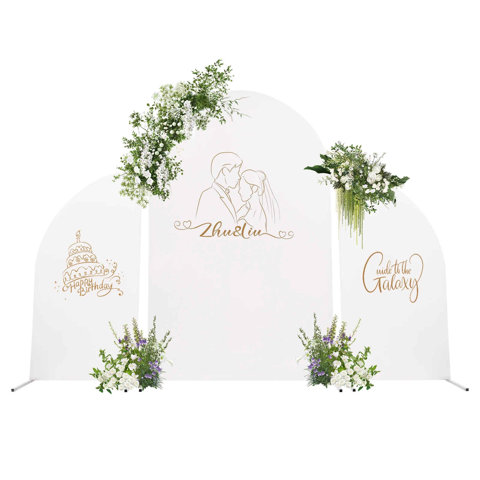 Wedding Arch, Durable Carbon Steel, White Fabric, DIY Decoration Options, Easy Assembly, Stable H-Base for Any Occasion
Wedding Arch, Durable Carbon Steel, White Fabric, DIY Decoration Options, Easy Assembly, Stable H-Base for Any Occasion