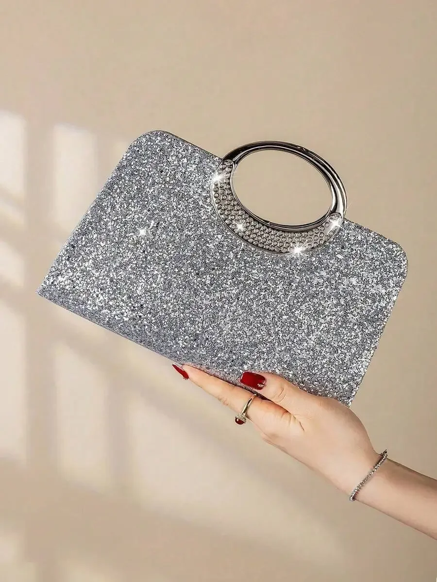 Womens Sparkling Rhinestone Clutch Bag For Evening Party Banquet Bridal Event
Womens Sparkling Rhinestone Clutch Bag For Evening Party Banquet Bridal Event