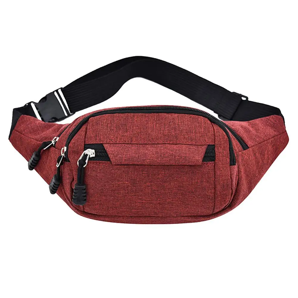 Sports Running Bag Men Waist Pack Adjustable Belt Fanny Pack Large Capacity Red Color Stylish Design Outdoor Accessories
Sports Running Bag Men Waist Pack Adjustable Belt Fanny Pack Large Capacity Red Color Stylish Design Outdoor Accessories