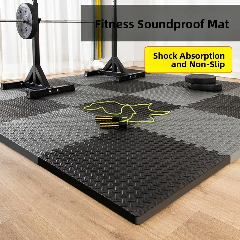 Anti-Slip Gym Mat Foam Tile Soundproof Floor Pad Home Fitn Room Rubber Interloing Floor Covering Easy to Clean Bedroom Mat
Anti-Slip Gym Mat Foam Tile Soundproof Floor Pad Home Fitn Room Rubber Interloing Floor Covering Easy to Clean Bedroom Mat
