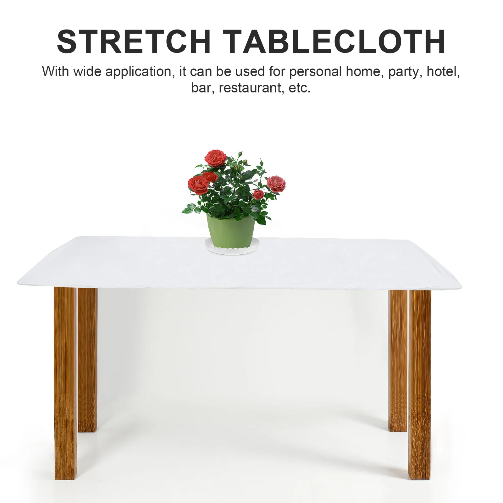 Delicate Tablecloth with Stretchy Design Fine Workmanship Cloth Material Table Cover for Restaurant Home Party Hotel Daily Use
Delicate Tablecloth with Stretchy Design Fine Workmanship Cloth Material Table Cover for Restaurant Home Party Hotel Daily Use