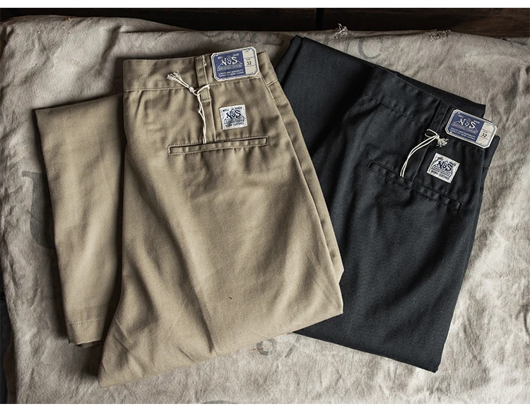 Non Stock Cotton Polyester Work Pants Relaxed Straight Cut High Waist Casual Trousers for Men
Non Stock Cotton Polyester Work Pants Relaxed Straight Cut High Waist Casual Trousers for Men