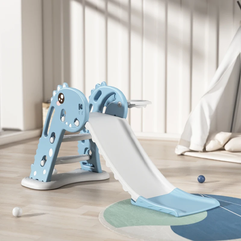 Toddler Combination including Basketball frame single slide Kids Plastic Indoor Slide Set
Toddler Combination including Basketball frame single slide Kids Plastic Indoor Slide Set
