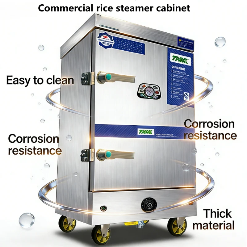 Industrial Food Steamer Commercial Rice Steamer Cabinet /12/24layers Rice Steamer Machine
Industrial Food Steamer Commercial Rice Steamer Cabinet /12/24layers Rice Steamer Machine