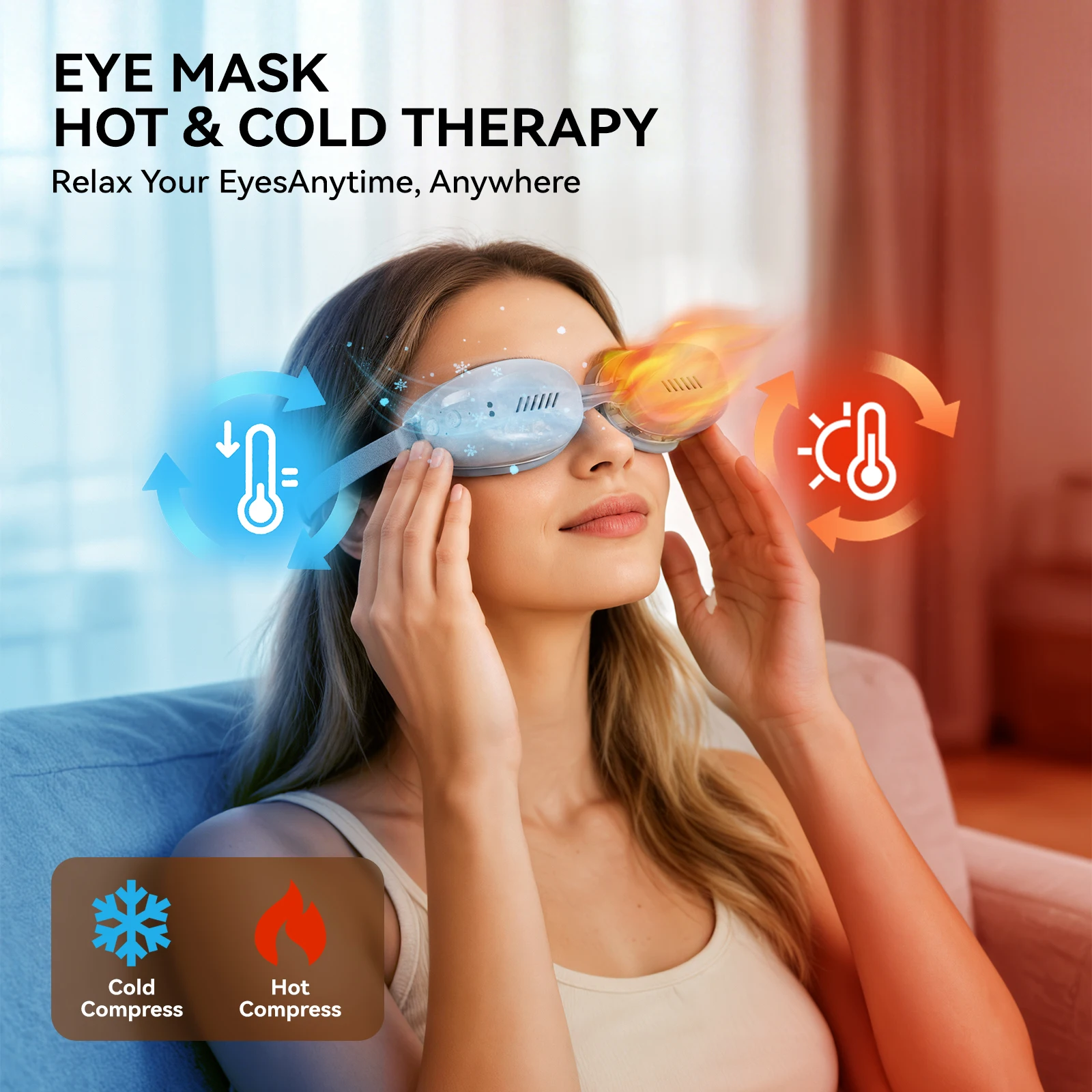 Smart Eye Massager Cold Heat Breathable Eye Care Relax Comfortable Sleep
Smart Eye Massager Cold Heat Breathable Eye Care Relax Comfortable Sleep