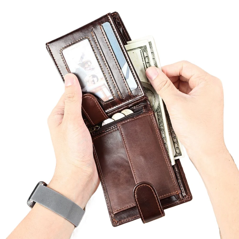 New Fashion Men's 100% Cow Genuine Leather Wallet Top Layer Cowhide Short Horizontal Men Wallets Coin Pocket Card Holder
New Fashion Men's 100% Cow Genuine Leather Wallet Top Layer Cowhide Short Horizontal Men Wallets Coin Pocket Card Holder