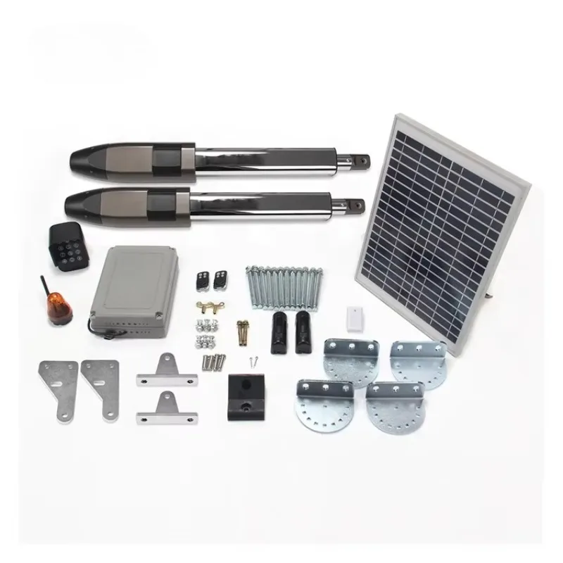 Solar Powered Stainless Steel Automatic Swing Gate Opener Customized Size Single Arm for Home Security And Access Control
Solar Powered Stainless Steel Automatic Swing Gate Opener Customized Size Single Arm for Home Security And Access Control