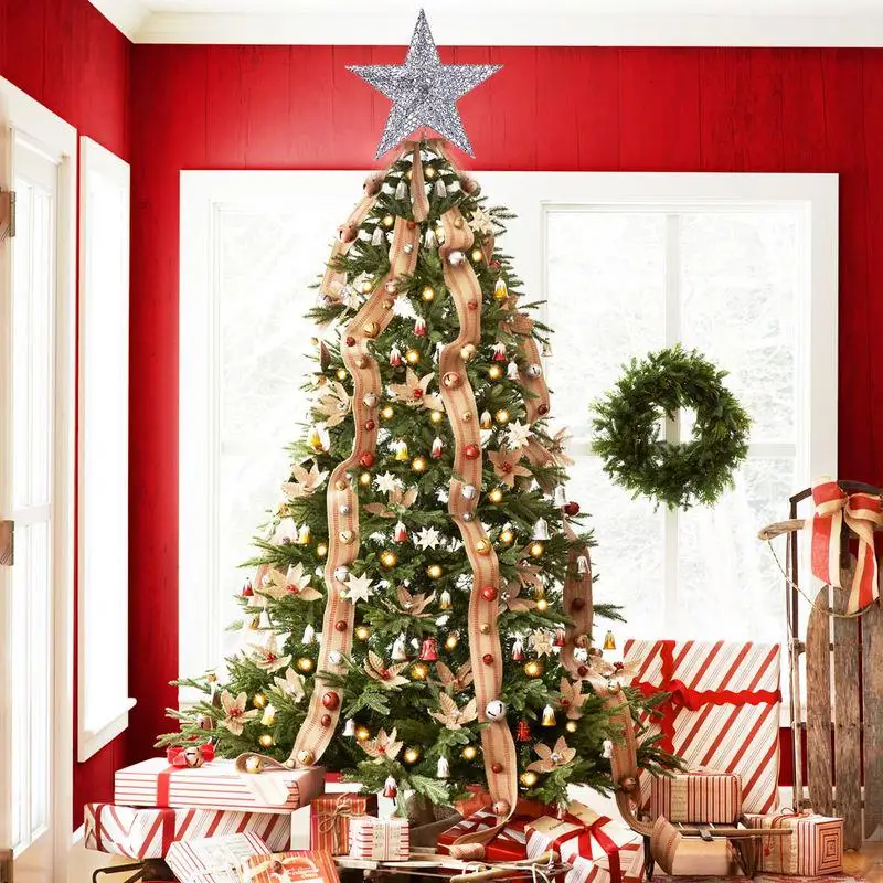 2Pcs Christmas Pentagon Top Star Tree Topper Exquisite Xmas Decor Small Fake Tree Star for Home Christmas Party Decor
2Pcs Christmas Pentagon Top Star Tree Topper Exquisite Xmas Decor Small Fake Tree Star for Home Christmas Party Decor