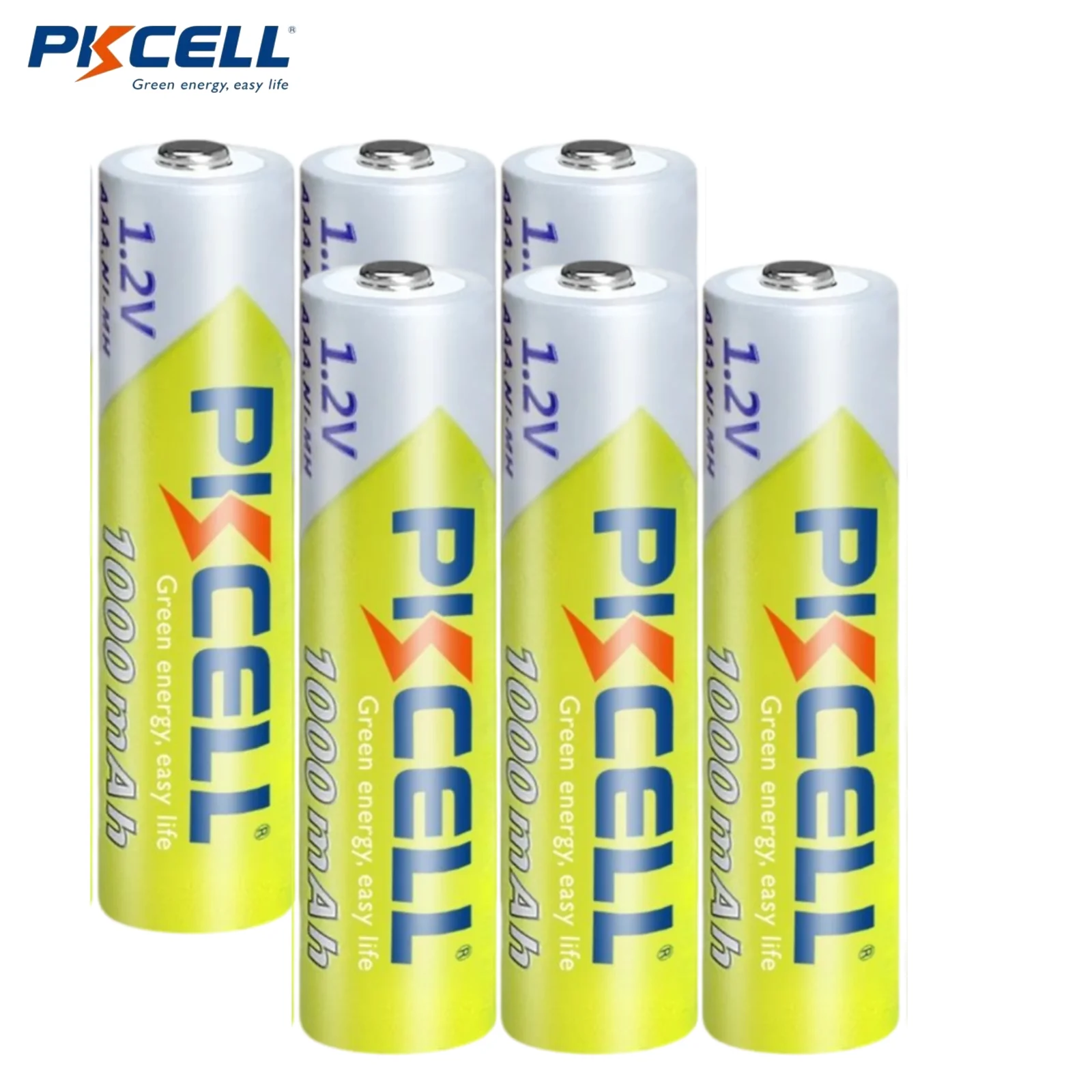 PKCELL 6PCS AAA 1000MAH Rechargeable Battery High Capacity 1000mAh NiMH AAA Batteria 1.2V Triple A Batteries For Calculators
PKCELL 6PCS AAA 1000MAH Rechargeable Battery High Capacity 1000mAh NiMH AAA Batteria 1.2V Triple A Batteries For Calculators